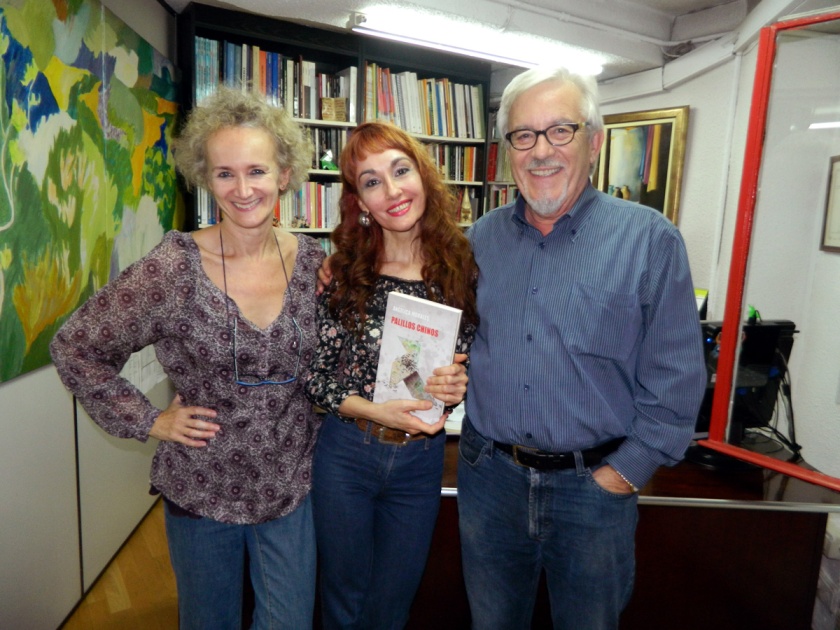Berta Sariñena, Angélica Morales y Joaquín Casanova