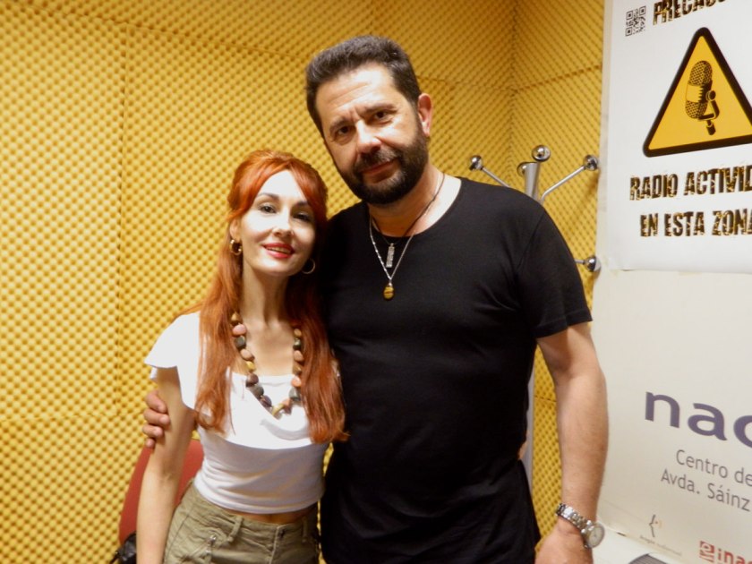 Angélica Morales y Fran Picón en "Con Versos en la noche" (Tea FM radio,21/06/2016) 